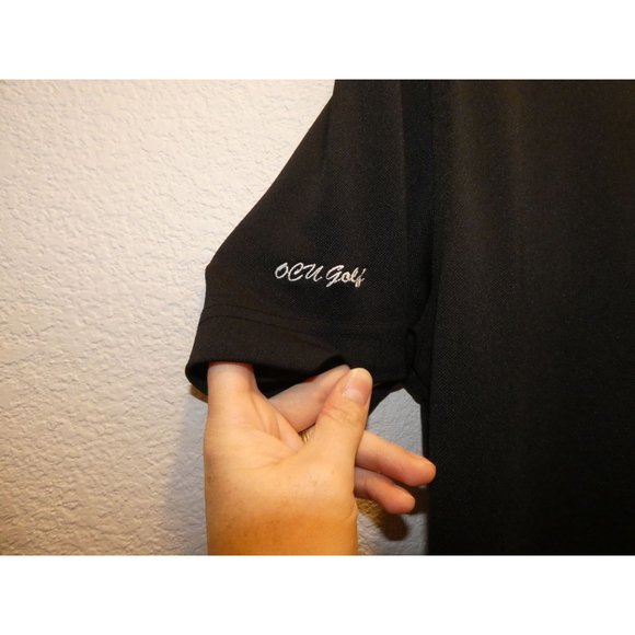 Women's Size Small Black Golf Shirt, Monterey Club Brand, - Picture 4 of 6